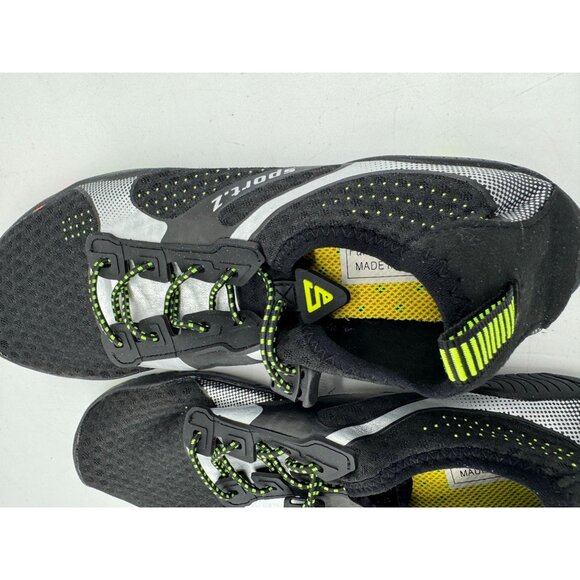 Sport.Z Mens Functional Athletic Shoes Size 40 Black/Green Lightweight Mesh - Picture 10 of 11